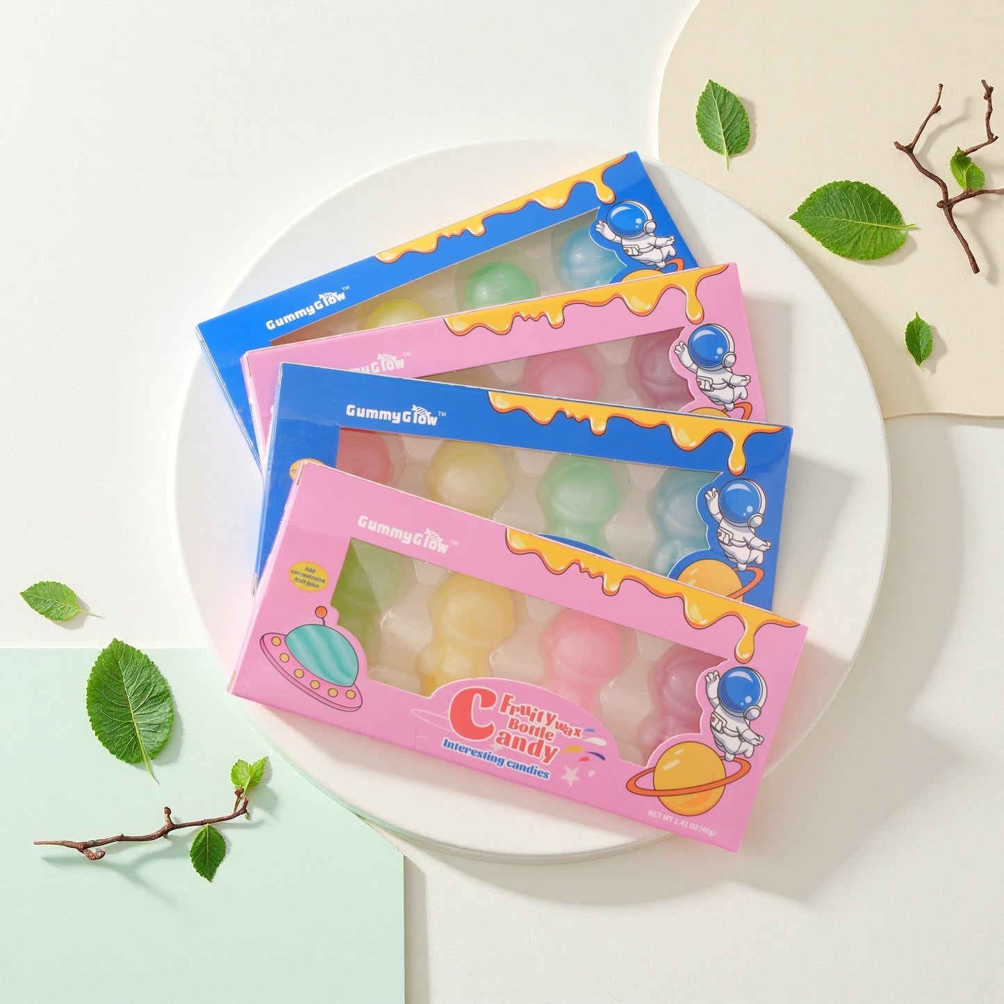 8-Flavor Astronaut Chewy Wax Candy