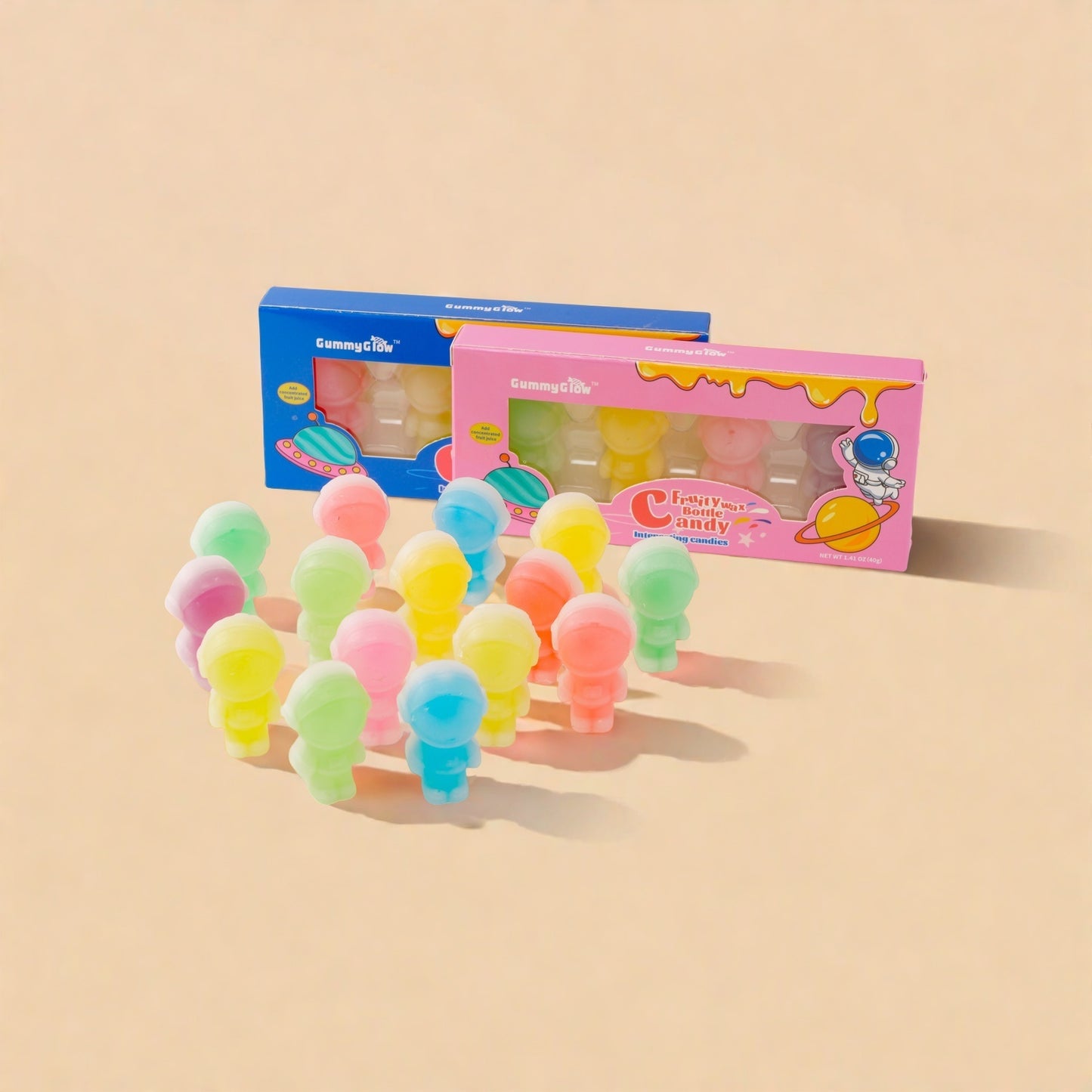8-Flavor Astronaut Chewy Wax Candy