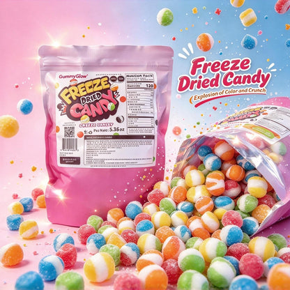 5.36oz Freeze Dried Candy, Airy and Crunchy Texture Treats Snack