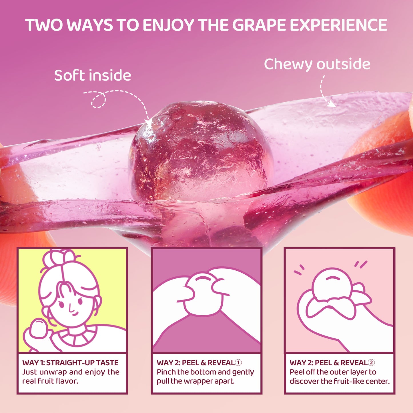 Fun-to-Peel Gummies