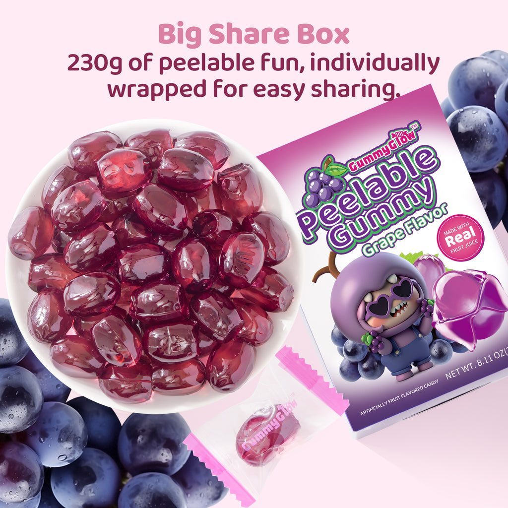 #SpringGrowUp Fun-to-Peel Gummies