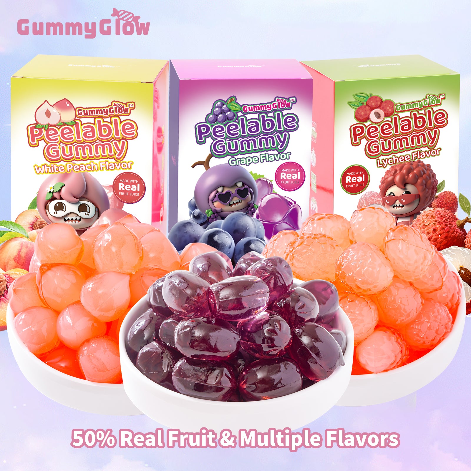 #SpringGrowUp Fun-to-Peel Gummies