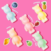 Gummy Glow 12oz Bear Wax Candy with Twist & Squeeze Sour Liquid Candy