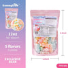 #SpringGrowUp Gummy Glow Upgraded Edible Wax Candy Bears - Chewy Retro Sweets with 5 Fruity Flavours, 12oz Pack. Ideal for Parties, ASMR Snacks, Viral TikTok Treats & Novelty Vintage Treats
