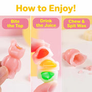 GummyGlow 5.36oz Chewable Waxy Candy with Sour Squeeze Candy