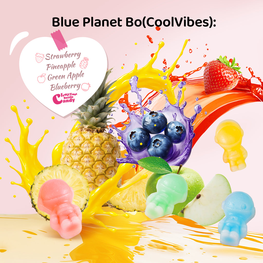 #SpringGrowUp 4-Flavor Astronaut Chewy Wax Candy - Spring Sale