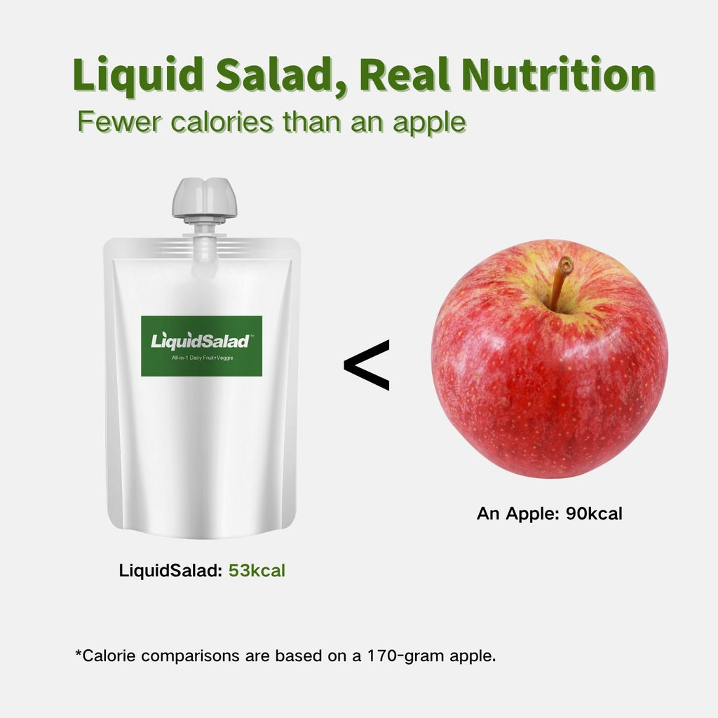 #SpringGrowUp Liquid Salad 16 Fruits & Vegetables Juice Superfood Smoothie Pouches Assorted Ready-to-Eat Salad with dietary fiber & Prebiotic Wholesome Vegan Snack 7 Pouches