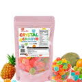 Gummy Glow Viral Crystal Candy with Chewy Center, Crunchy Assorted Fruit Flavors, ASMR Candies for Everyday Treat, Party Favor & Gifts