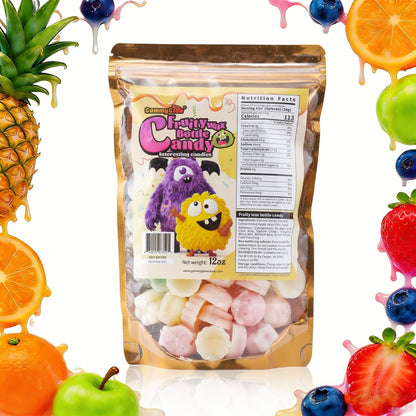 12oz Wax Candy Bulk Pack with 3 Twist & Squeeze Sour Liquid Candy