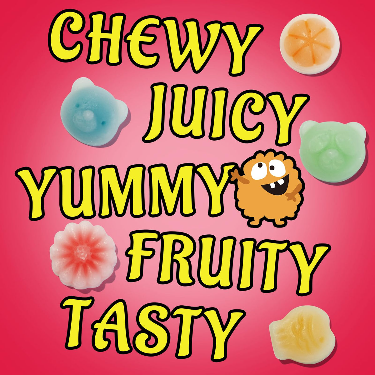 GummyGlow Wax Bottle Candy, Retro Wax Candies with 5 Classic Flavors for Old School Candy Lovers, 12 Oz/Pack (2)