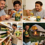 Dubai Chocolate Filling by Dubayy, Viral Pistachio Chocolate Spread with Kataifi Crisp, Luxury Dessert Dip for Waffles, Pancakes, Bread, Desserts and Breakfast (320g / jar)