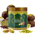 Dubai Chocolate Filling by Dubayy, Viral Pistachio Chocolate Spread with Kataifi Crisp, Luxury Dessert Dip for Waffles, Pancakes, Bread, Desserts and Breakfast (320g / jar)
