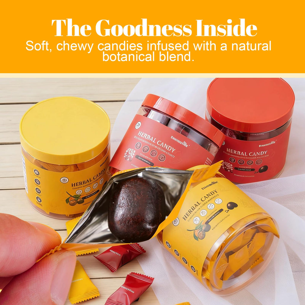 Gummy Glow All-Natural Herbal Hard Candy with Loquat & Monk Fruit, Supports Throat Comfort & Fresh Breath, Sugar-Free Cooling & Chewy Candy for Speakers, Candy Lovers, On-the-Go, 60g (30 Pcs) (Loquat & Monk Fruit)