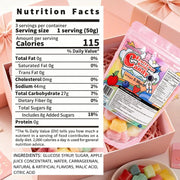GummyGlow 5.36oz Chewable Waxy Candy with Sour Squeeze Candy