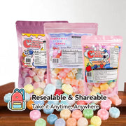 GummyGlow 5.36oz Waxy Fruit-Filled Candy, Chewable Waxy Candy, Retro Nostalgic Novelty Treats, Classic Variety Flavors for Old School Candy Lovers, ASMR Lovers and Gifts