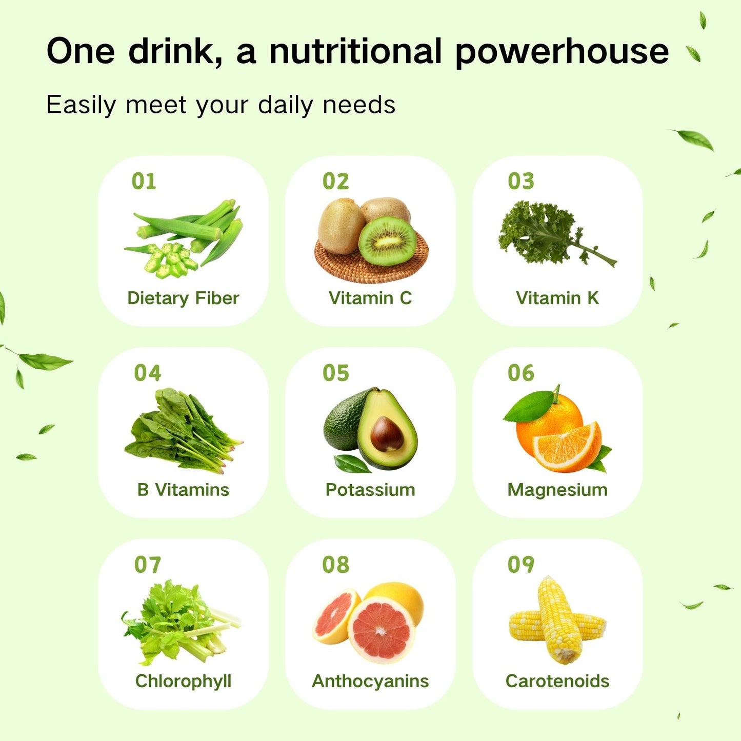 Liquid Salad 16 Fruits & Vegetables Juice Superfood Smoothie Pouches Assorted Ready-to-Eat Salad with dietary fiber & Prebiotic Wholesome Vegan Snack 7 Pouches