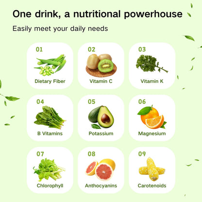 Liquid Salad 16 Fruits & Vegetables Juice Superfood Smoothie Pouches Assorted Ready-to-Eat Salad with dietary fiber & Prebiotic Wholesome Vegan Snack 7 Pouches