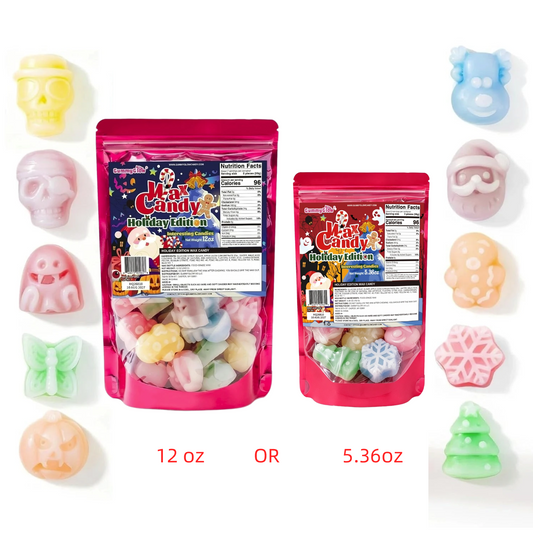 12oz Halloween Wax Candy Bottles, Crunchy Chewy ASMR Treats